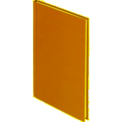 Бизнес-тетрадь А5,80л,7БЦ мат.лам,тон.бл,кл, Attache Bright colours желтый - фото 2