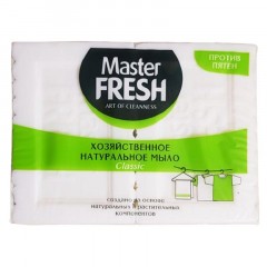 Мыло хозяйственное натуральное Master FRESH белое 125гр 2шт/уп Мыло хозяйственное натуральное Master FRESH белое 125гр 2шт/уп - фото 2