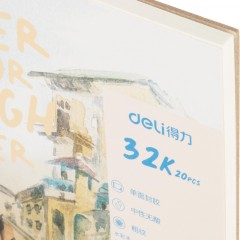 Альбом для скетчинга Deli 73918 32K 230г/м2 - фото 6