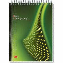 Блокнот на спир.А5 60л.STENOGRAPHY 6с10 клетк 40 в асс. - фото 5