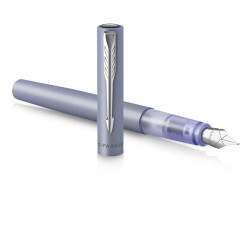 Ручка перьевая Parker Vector XL 2159750, корп.серебр., тонкая, в подар.уп Ручка перьевая Parker Vector XL 2159750, корп.серебр., тонкая, в подар.уп - фото 7