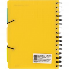 Ежедневник недатированный Bright Colours на спирали, А5, 272 стр., ЖЕЛТЫЙ - фото 22