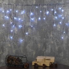 Гирлянда светодиодная Бахрома 1.8х0.5 м, IP20, 48 LED, бел, 8 реж 3556829 Гирлянда светодиодная Бахрома 1.8х0.5 м, IP20, 48 LED, бел, 8 реж 3556829 - фото 2