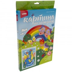 Картина по номерам  для малышей Озорной дракончик, Ркн-031 - фото 2