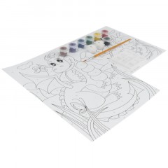 Картина по номерам  для малышей Озорной дракончик, Ркн-031 - фото 3