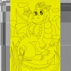 Картина по номерам  для малышей Озорной дракончик, Ркн-031 - фото 5