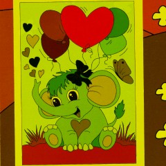 Картина по номерам  для малышей Забавный слоненок, Ркн-038 - фото 3