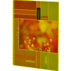 Тетрадь общая Attache,80л,клет,А4,спир,обл.мел.карт - фото 2