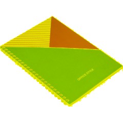 Бизнес-тетрадь А5,48л,обл.карт,греб,кл,Office Style,голубая - фото 4