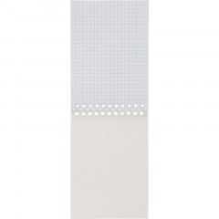 Блокнот А6 108x146,40л,гребень, картон,клетка, Attache Economy синяя - фото 9