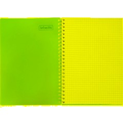 Бизнес-тетрадь А5-,96л,гребень,обл.пластик,клетка, Attache Plastic, синий - фото 5