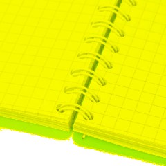 Бизнес-тетрадь А5-,96л,гребень,обл.пластик,клетка, Attache Plastic, синий - фото 8