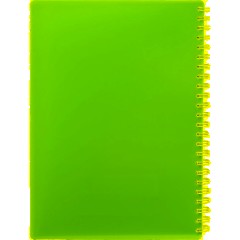 Бизнес-тетрадь А5-,96л,гребень,обл.пластик,клетка, Attache Plastic, синий - фото 9