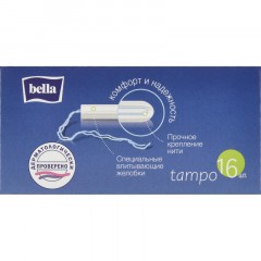 Тампоны Tampo Bella без аппликатора premium comfort Super16 шт/уп Тампоны Tampo Bella без аппликатора premium comfort Super16 шт/уп - фото 2