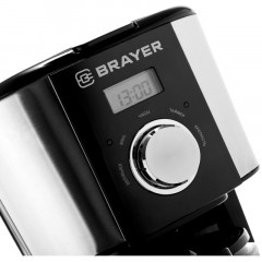 Кофеварка Brayer 900 Вт, 1,5 л, таймер, LCD-дисп,противокап сист - фото 13