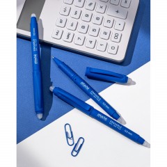 Ручка гелевая Attache Selection стираемая, 0,5мм, soft touch, синий Ручка гелевая Attache Selection стираемая, 0,5мм, soft touch, синий - фото 6