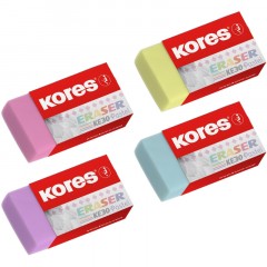 Ластик Kores 40x21x10мм в ассортименте KE-30, 40305 Ластик Kores 40x21x10мм в ассортименте KE-30, 40305 - фото 2