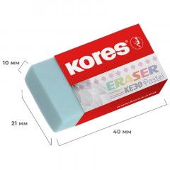 Ластик Kores 40x21x10мм в ассортименте KE-30, 40305 Ластик Kores 40x21x10мм в ассортименте KE-30, 40305 - фото 7