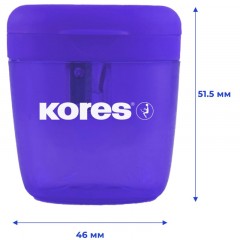 Точилка Kores DEPOSITO 1X одно отверстие, цвета в ассортименте 35809 - фото 5