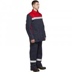 Костюм сварщика Арсенал 100% х/б 450г/м2 (модель КС05) (р.64-66)182-188 Костюм сварщика Арсенал 100% х/б 450г/м2 (модель КС05) (р.64-66)182-188 - фото 3