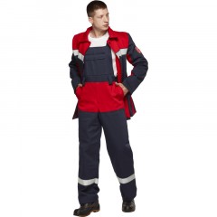 Костюм сварщика Арсенал 100% х/б 450г/м2 (модель КС05) (р.64-66)182-188 Костюм сварщика Арсенал 100% х/б 450г/м2 (модель КС05) (р.64-66)182-188 - фото 7