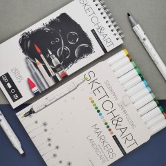Набор маркеров для скетч.двустор SKETCH&ART Лесной пейзаж 12цв 22-0076/10 Набор маркеров для скетч.двустор SKETCH&ART Лесной пейзаж 12цв 22-0076/10 - фото 8