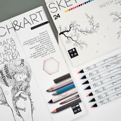Папка для скетчинга SKETCH&ART А4 д/цв.каранд 200г/м2 20л 4-20-148/02 Папка для скетчинга SKETCH&ART А4 д/цв.каранд 200г/м2 20л 4-20-148/02 - фото 2