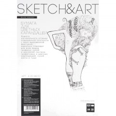 Папка для скетчинга SKETCH&ART А4 д/цв.каранд 200г/м2 20л 4-20-148/02 Папка для скетчинга SKETCH&ART А4 д/цв.каранд 200г/м2 20л 4-20-148/02 - фото 6