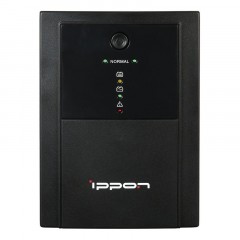 ИБП Ippon Back Basic 1500 Euro, 900Вт/1500VA, черный - фото 3