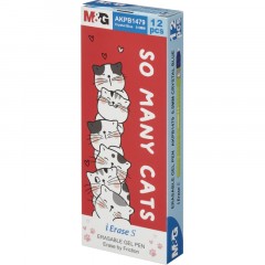 Ручка гелевая M&G So Many Cats стир.черн,шар0,5мм,син,в асс AKPB1479D20597H - фото 6