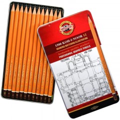Набор карандашей чернгр KOH-I-NOOR TECHNIC HB-10H 12шт мет.к.1502012007PLRU Набор карандашей чернгр KOH-I-NOOR TECHNIC HB-10H 12шт мет.к.1502012007PLRU - фото 3
