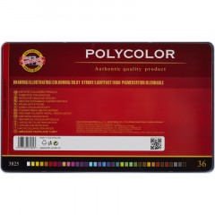 Карандаши цветные художеств. KOH-I-NOOR POLYCOLOR 36 цв/наб 3825036002PL Карандаши цветные художеств. KOH-I-NOOR POLYCOLOR 36 цв/наб 3825036002PL - фото 4