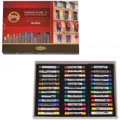 Пастель сухая KOH-I-NOOR TOISON D`OR SOFT 36цв/наб художеств 8515036005KS Пастель сухая KOH-I-NOOR TOISON D`OR SOFT 36цв/наб художеств 8515036005KS - фото 2