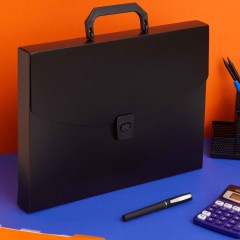 Папка-портфель 1 отделение Attache Economy A4 черный - фото 8