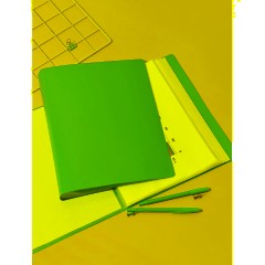 Папка файловая на100 файлов Элементари А4 800мкм син - фото 8