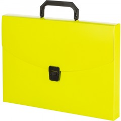 Папка-портфель 1 отделение Attache Neon желтый Папка-портфель 1 отделение Attache Neon желтый - фото 2