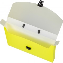 Папка-портфель 1 отделение Attache Neon желтый Папка-портфель 1 отделение Attache Neon желтый - фото 3