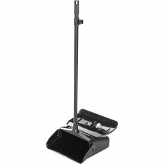 Комплект для уборки совок 30см с крышкой+щетка 15см алюм.ручка 75см Комплект для уборки совок 30см с крышкой+щетка 15см алюм.ручка 75см - фото 2