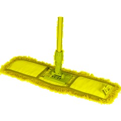 Швабра флаундер д/пола ДастМоп сталь 60х9см c насадкой Vileda 143555 - фото 2