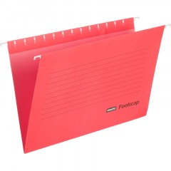 Папка подвесная Attache Foolscap, картон красный, до 200л., 5шт/уп Папка подвесная Attache Foolscap, картон красный, до 200л., 5шт/уп - фото 2