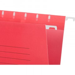 Папка подвесная Attache Foolscap, картон красный, до 200л., 5шт/уп Папка подвесная Attache Foolscap, картон красный, до 200л., 5шт/уп - фото 3