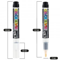 Маркер меловой MunHwa Black Board Marker белый 3мм, водная основа BM-05 Маркер меловой MunHwa Black Board Marker белый 3мм, водная основа BM-05 - фото 5