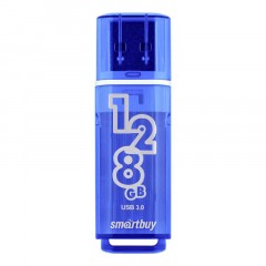 Флеш-память Smartbuy UFD 3.0 128GB Glossy Dark Blue (SB128GBGS-DB) - фото 2