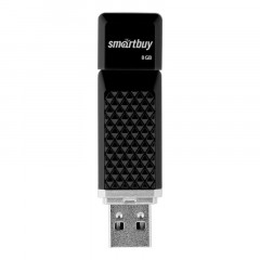 Флеш-память Smartbuy UFD 8GB Quartz series Black (SB8GBQZ-K) - фото 2