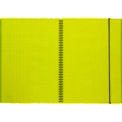 Бизнес-тетрадь Тетрадь Attache Neon А4 96л кл.спираль, обл.пластик, розовый - фото 6