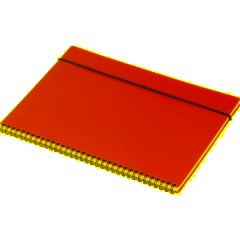 Бизнес-тетрадь Тетрадь Attache Neon А4 96л кл.спираль обл.пластик зеленый - фото 4