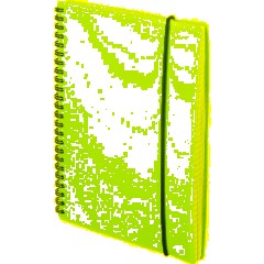 Бизнес-тетрадь Тетрадь Attache Neon А5 96л кл.спираль обл. пластик розовый - фото 2