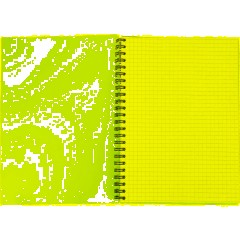 Бизнес-тетрадь Тетрадь Attache Neon А5 96л кл.спираль обл. пластик розовый - фото 5