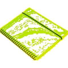 Бизнес-тетрадь Тетрадь Attache Neon А5 80л кл.спираль, обл.пластик, розовый - фото 4