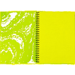 Бизнес-тетрадь Тетрадь Attache Neon А5 80л кл.спираль, обл.пластик, розовый - фото 5